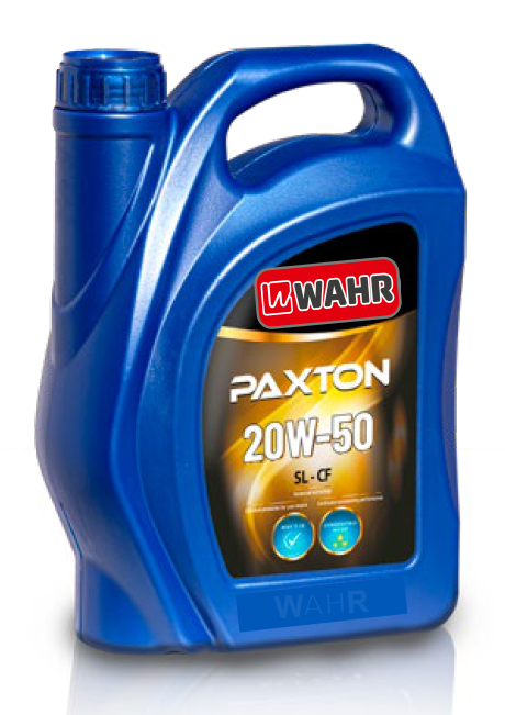 Wahr PAXTON 20W/50 – Yüksek Performanslı Motor Yağı API SL CF